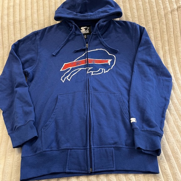 Starter NFL Buffalo Bills Hoodie Men’s Size Large Football Fan Gear - Picture 1 of 4